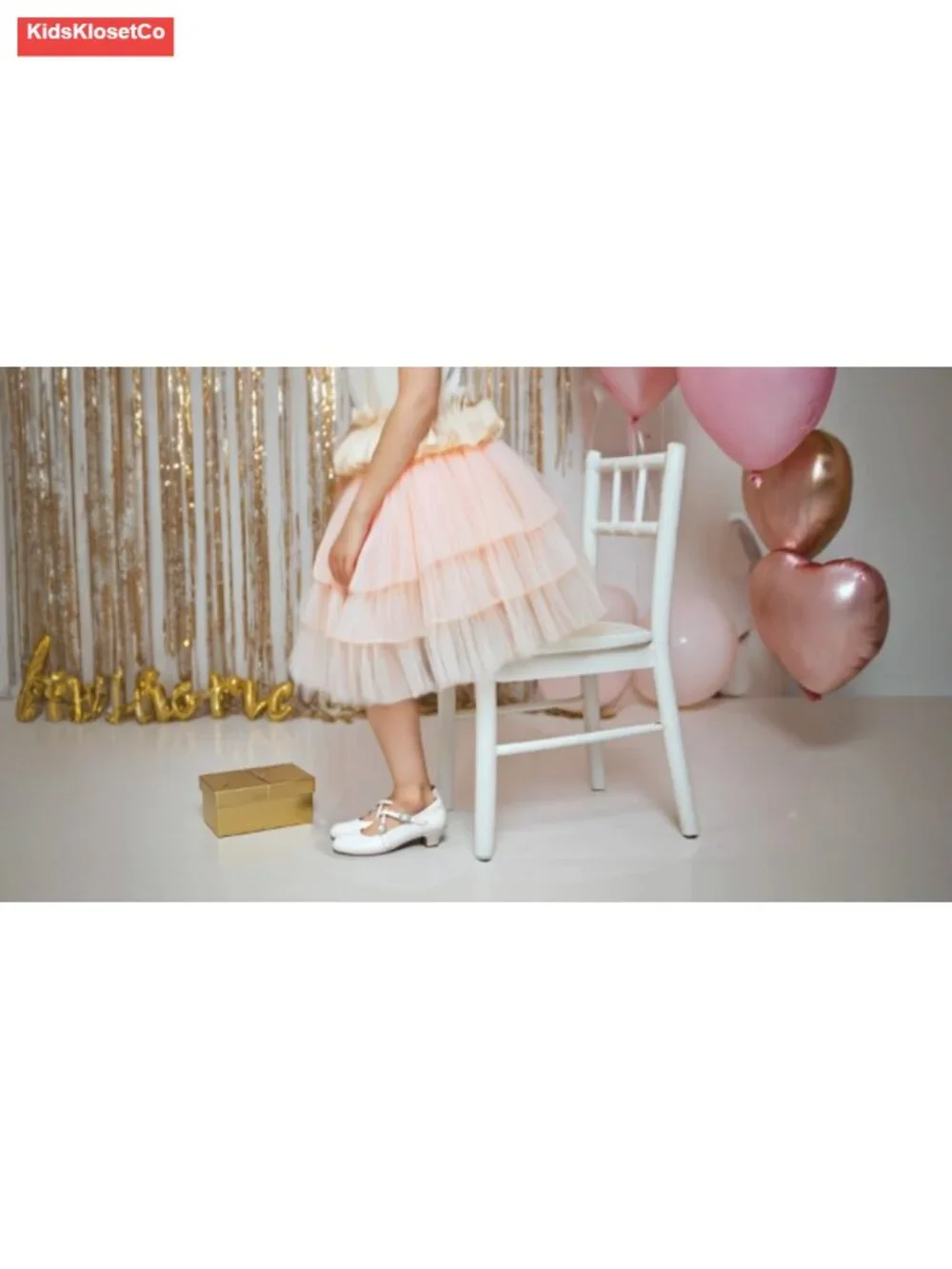 Girls Mary Jane Pumps with Low Heel for Weddings & Parties